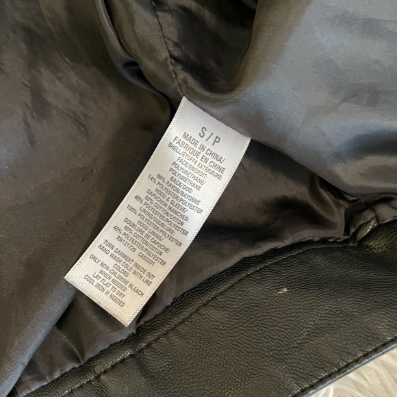 Black | Faux Leather | Jacket - Picture 5 of 14